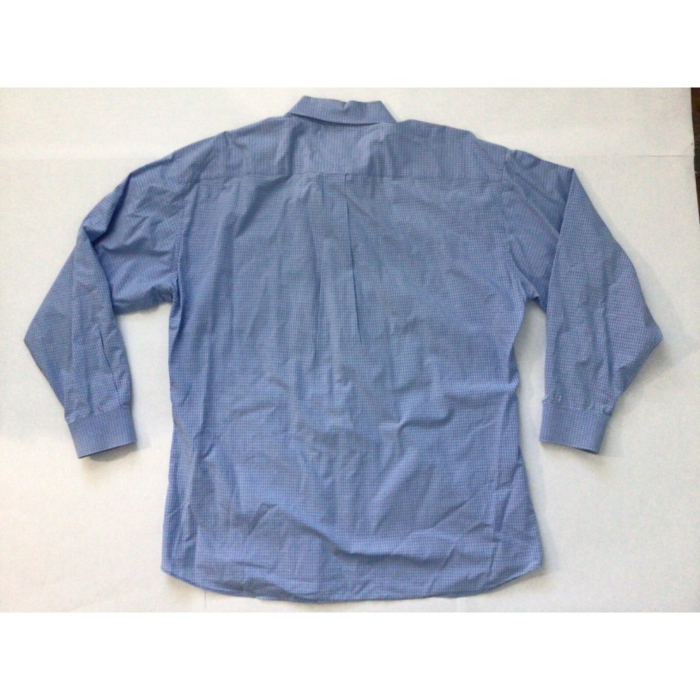 Vintage Tommy Hilfiger Blue Dress Shirt TLC The Lifetime Collar, Size 18 (34-35) - Picture 2 of 3